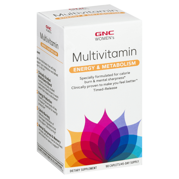 Gnc Women'S Multivitamin, Energy & Metabolism, Caplets