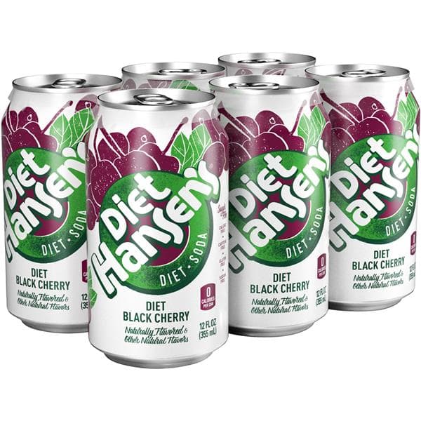 Hansen'S Diet Black Cherry Soda