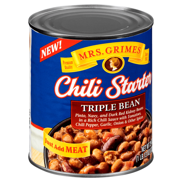 Mrs Grimes Chili Starter, Triple Bean