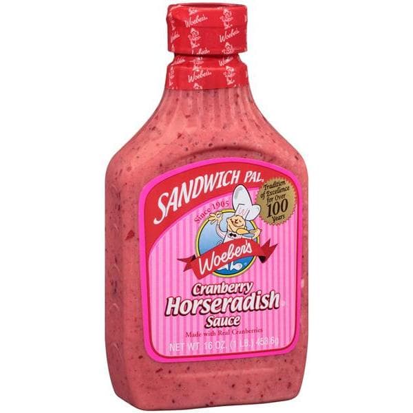 Woeber'S Sandwich Pal Cranberry Horseradish Sauce