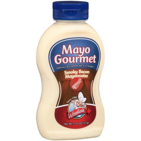 Woeber'S Mayo Gourmet Smoky Bacon Mayonnaise
