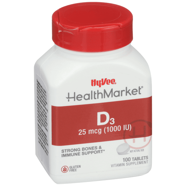 Hy-Vee Healthmarket Vitamin D3-1000 Iu