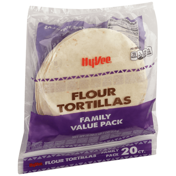 Hy-Vee Flour Tortillas Family