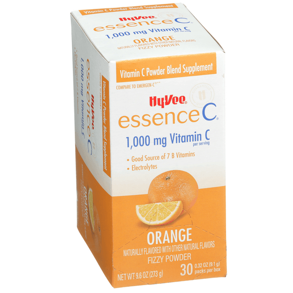Hy-Vee Essence C Orange Fizzy Powder Supplement