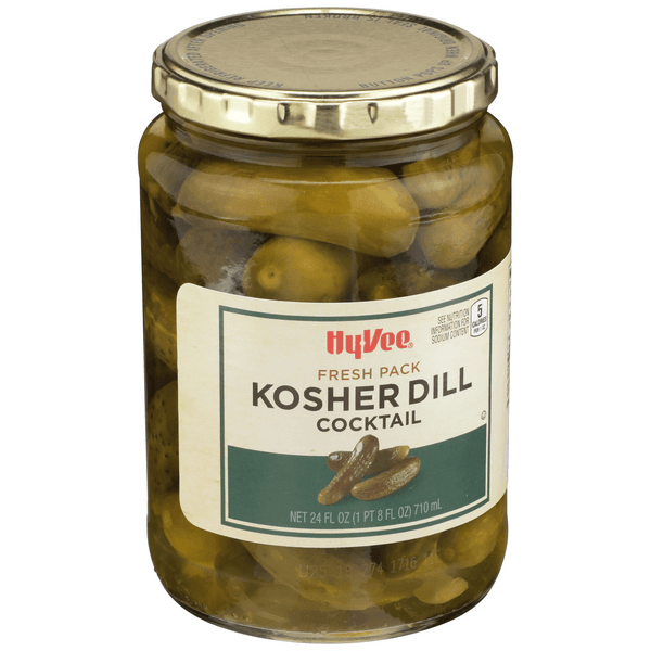 Hy-Vee Kosher Dill Cocktail Pickles