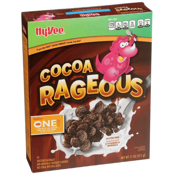 Hy-Vee One Step Cocoa Rageous Cereal