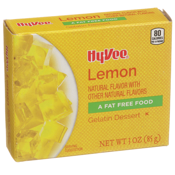 Hy-Vee Lemon Gelatin Dessert