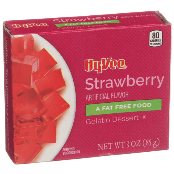 Hy-Vee Strawberry Gelatin Dessert