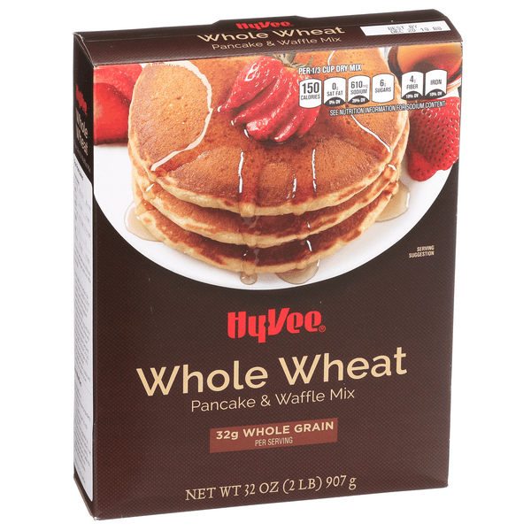 Hy-Vee Whole Wheat Pancake & Waffle Mix