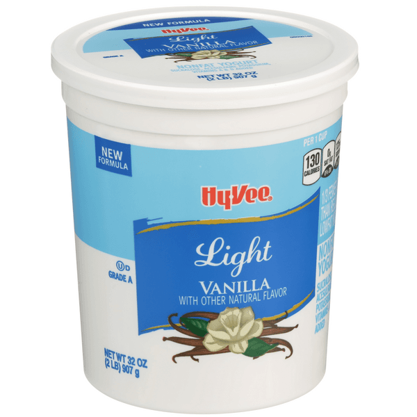 Hy-Vee Light Vanilla Nonfat Yogurt