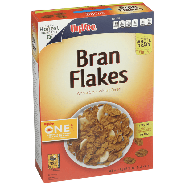 Hy-Vee One Step Bran Flakes Cereal