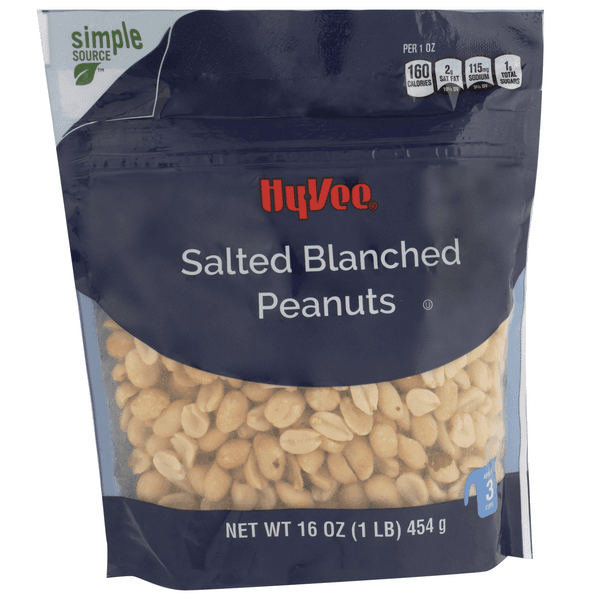 Hy-Vee Salted Blanched Peanuts