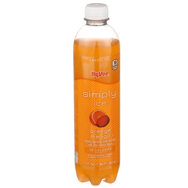Hy-Vee Simply Ice Orange Mango Sparkling Water Beverage