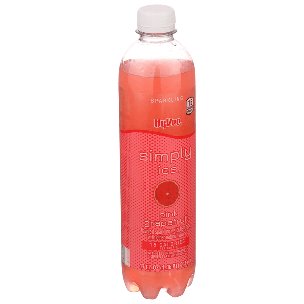 Hy-Vee Simply Ice Pink Grapefruit Sparkling Water Beverage