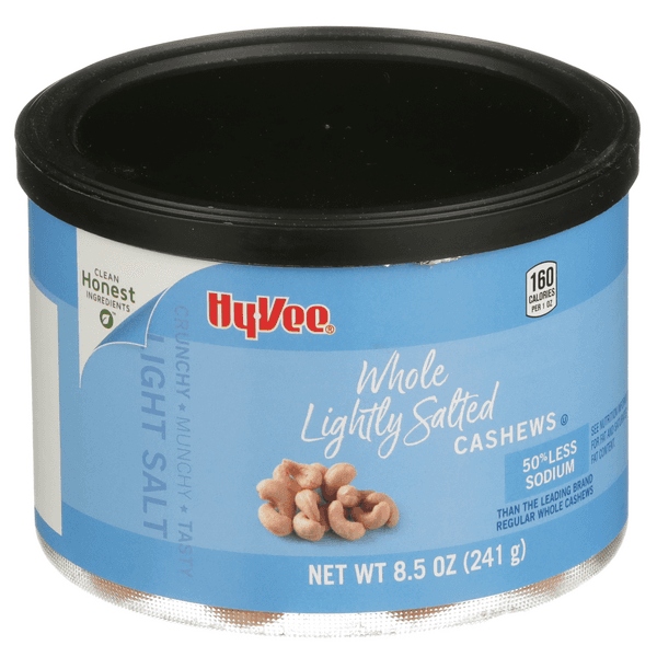 Hy-Vee Whole Lightly Salted Cashews
