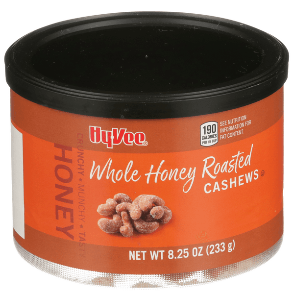 Hy-Vee Whole Honey Roasted Cashews