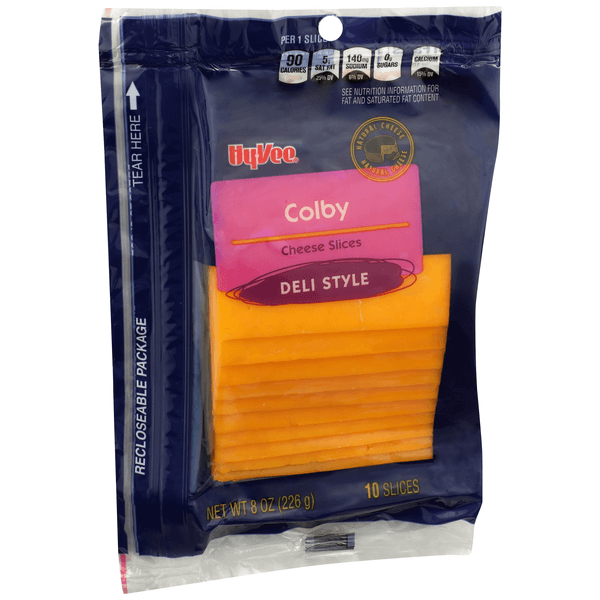 Hy-Vee Sliced Colby Natural Cheese