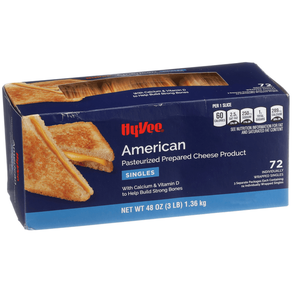 Hy-Vee Singles American Pasteurized Prepared Cheese Product