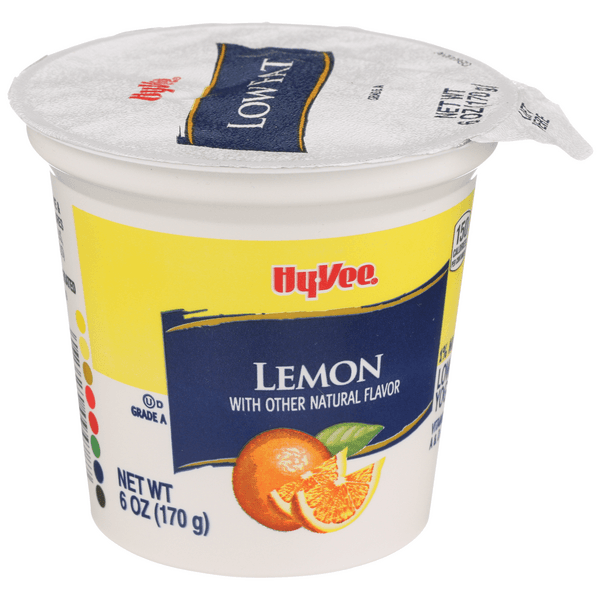 Hy-Vee Lemon Flavored Lowfat Yogurt