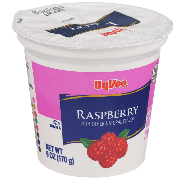 Hy-Vee Raspberry Lowfat Yogurt