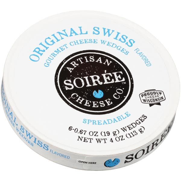 Soiree Original Swiss Gourmet Cheese Wedges