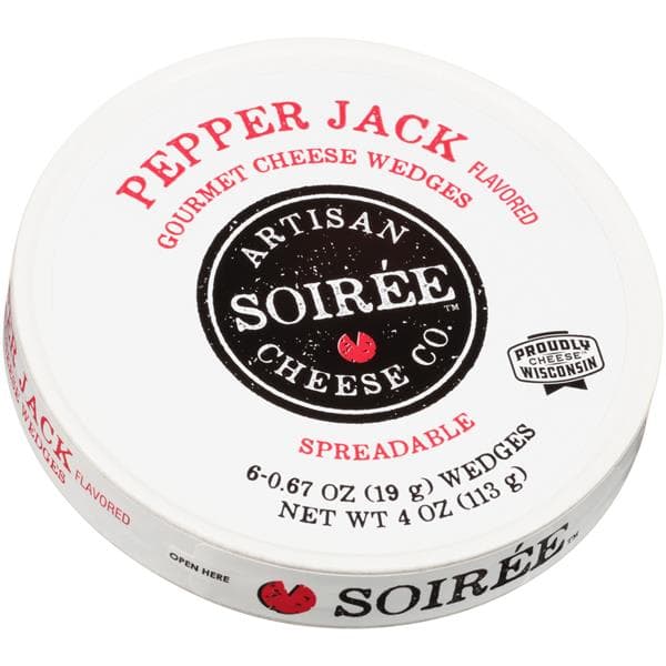 Soiree Pepper Jack Gourmet Cheese Wedges