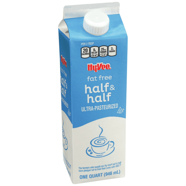 Hy-Vee Fat Free Half & Half