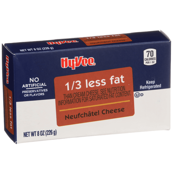 Hy-Vee Ess Fat Than Cream Cheese (Neufchatel Cheese