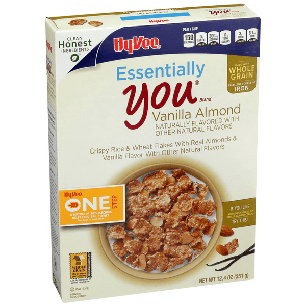 Hy-Vee One Step Essentially You Vanilla Almond Cereal