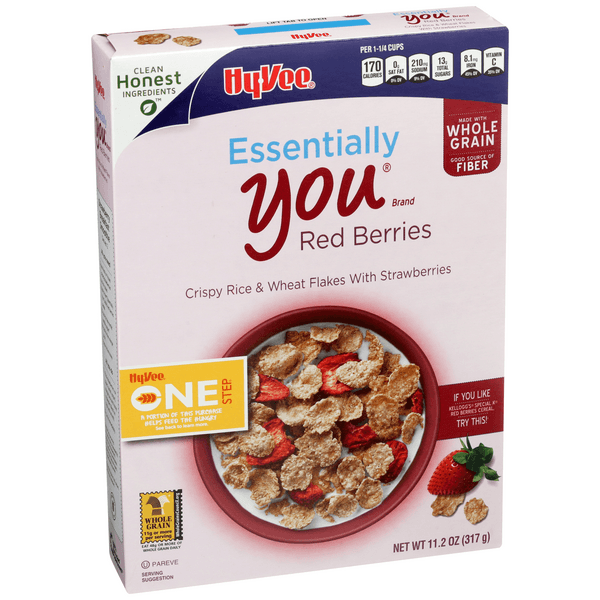 Hy-Vee One Step Essentially You Red Berries Cereal