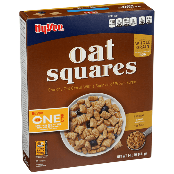 Hy-Vee One Step Oat Squares Cereal