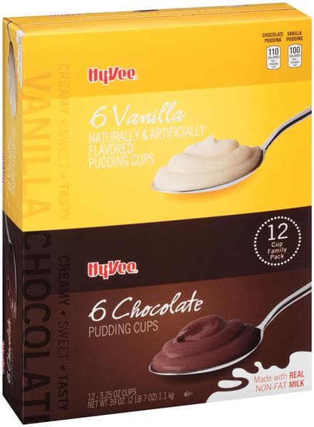 Hy-Vee Vanilla/Chocolate Pudding