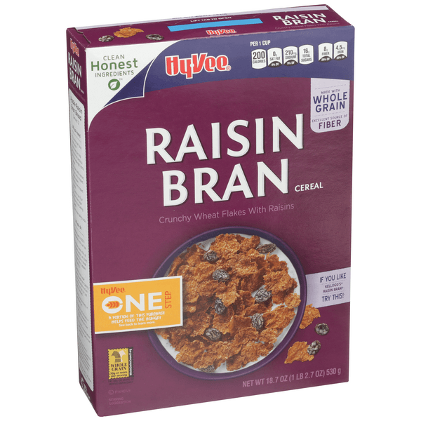Hy-Vee One Step Raisin Bran Cereal