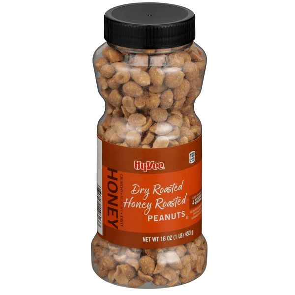 Hy-Vee Dry Roasted Honey Roasted Peanuts