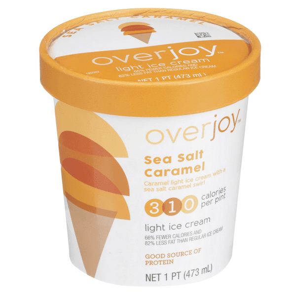 Overjoy Sea Salt Caramel Light Ice Cream