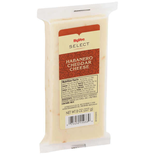 Hy-Vee Select Habanero Cheddar Cheese