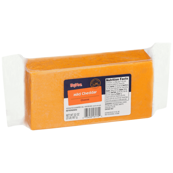 Hy-Vee Cheese Mild Cheddar Chunk