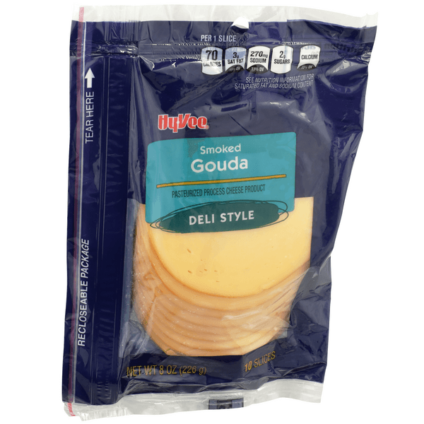 Hy-Vee Sliced Smoked Gouda