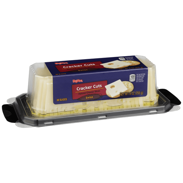 Hy-Vee Cracker Cuts Swiss Natural Cheese