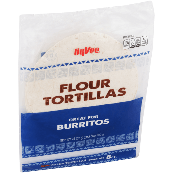 Hy-Vee Flour Tortillas For Burritos