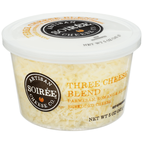 Soiree Three Cheese Blend Shredded Cheese