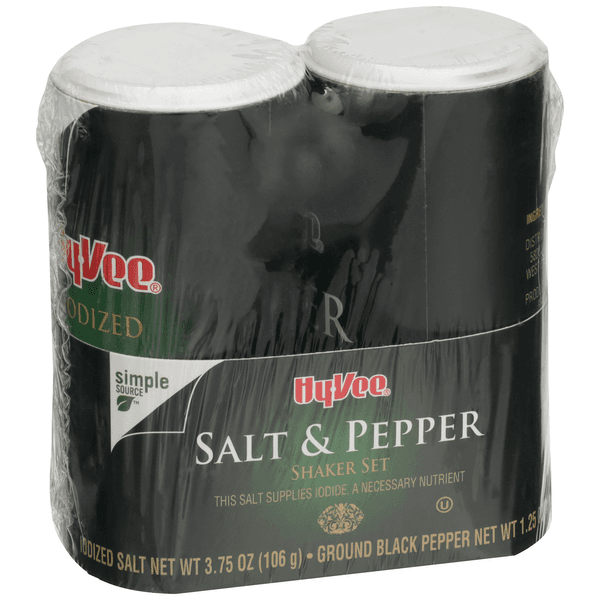 Hy-Vee Salt & Pepper Shaker Set