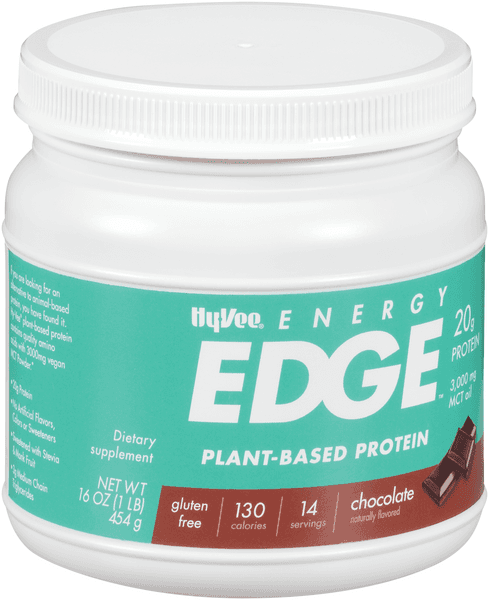 Hy-Vee Energy Edge Chocolate Plant-Based Protein