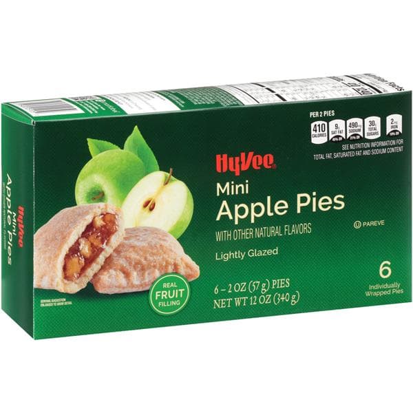 Hy-Vee Lightly Glazed Mini Apple Pies