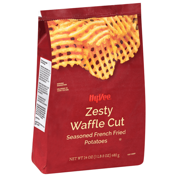 Hy-Vee Zesty Waffle Cut Seasoned French Fried Potatoes