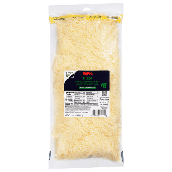 Hy-Vee Finely Shredded Cheese, Pizza