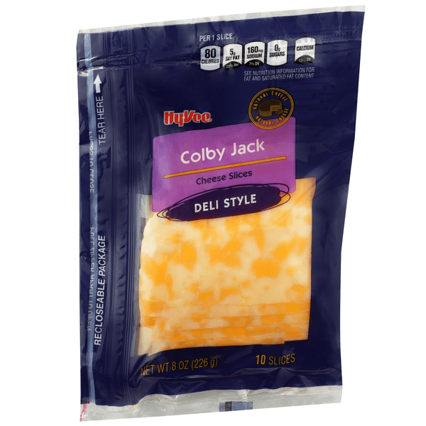 Hy-Vee Sliced Colby Jack Cheese