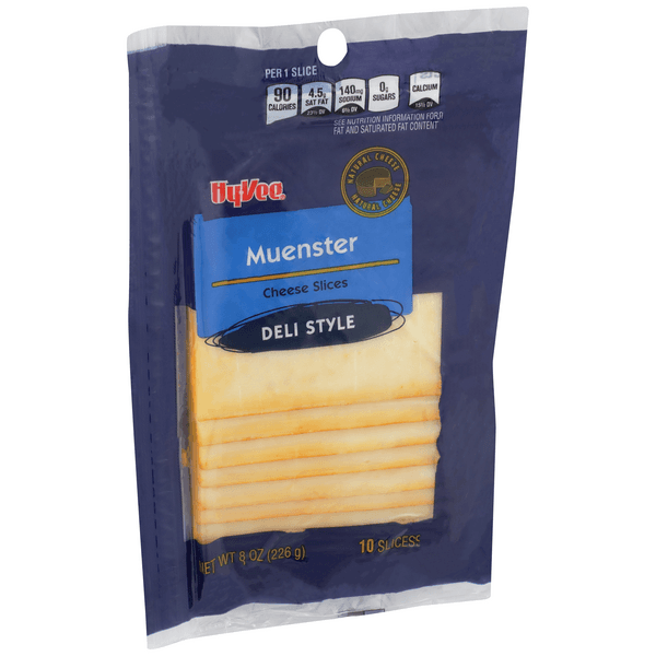 Hy-Vee Sliced Muenster Cheese