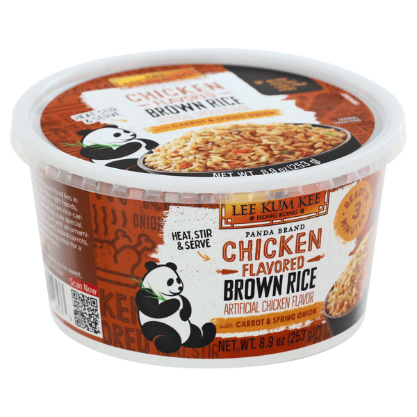 Lee Kum Kee Brown Rice, Chicken Flavored With Carrot & Spring Onion