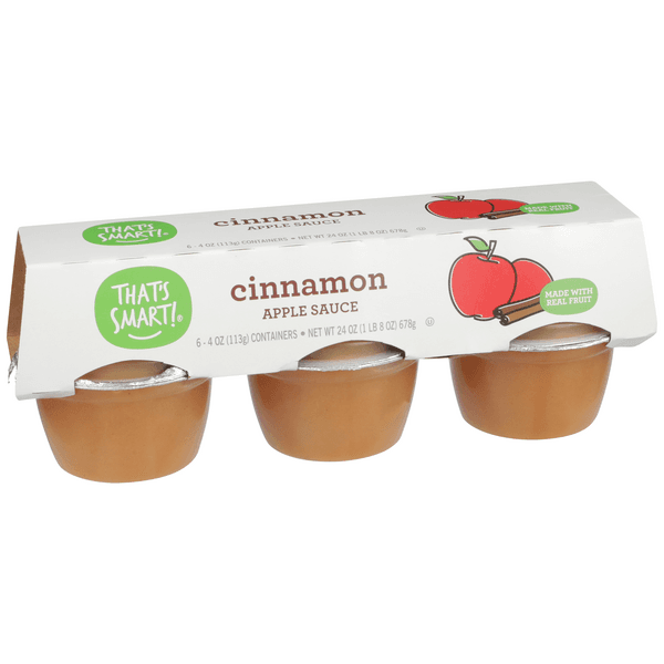 That'S Smart! Cinnamon Apple Sauce Containers
